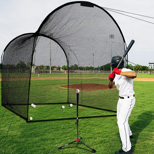 Doubleriver Baseball Batting Cage,Batting Cages for Backyard, Portable Batting Cage with Carry Bag,Baseball&Softball Batting Cages,Batting Cagefor Pitching Training 10x10x13FT