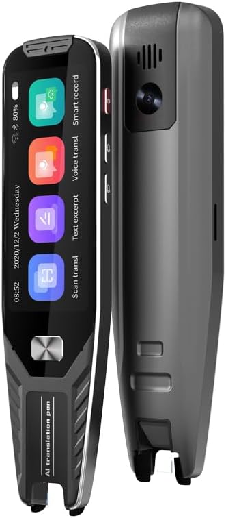 FHC ENTERPRIZE Newest 2023 Model - Portable Offline & Online Pen Scanner and 140 Language-Photo Translator for Dyslexia Students - Easy-to-Use and