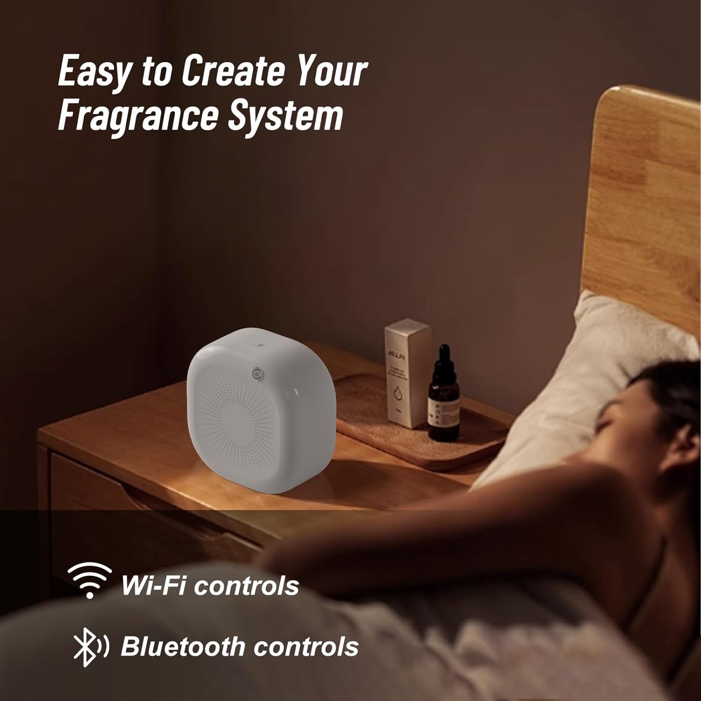 Smart Scent Air Machine for Home Diffuser, Bluetooth Waterless Diffuser with Cold Air Technology - 500ML