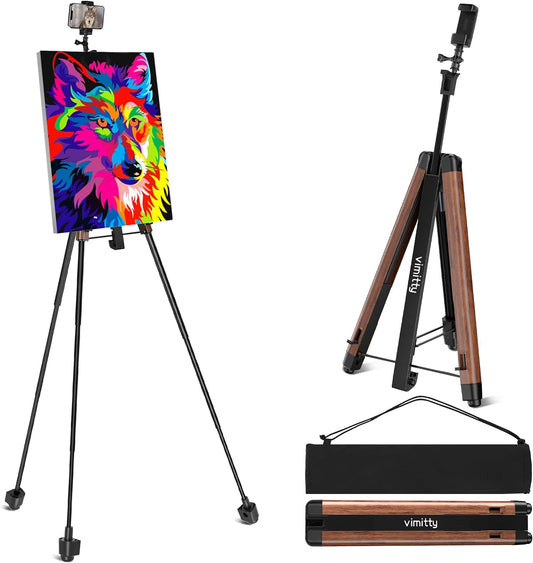 Easel Stand,Easel for Painting,Easel Stand for Sign Adjustable Height from 17.7&#34;to 58.3&#34; with Carrying Bag and Phon