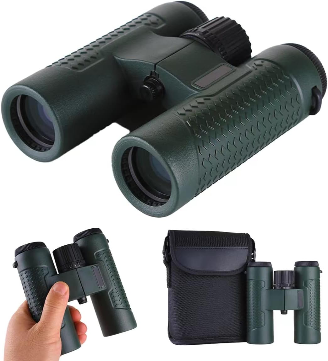 nako. Optics K1 HD 8x33 Binoculars with BAK4 Prism and FMC Lens, Nitrogen-Filled Waterproof Binoculars for Bird Watching Traveling Hunting Outdoors