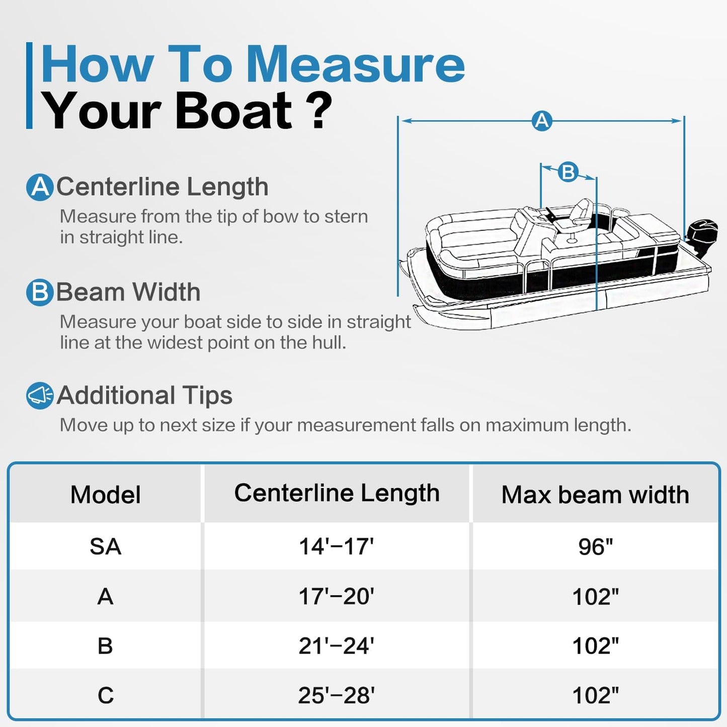 Pontoon Boat Cover with Motor Cover: Pontoon Cover Heavy Duty 800D Solution-Dyed Polyester UV Resistant Marine Grade Waterproof Pontoon Boat Covers