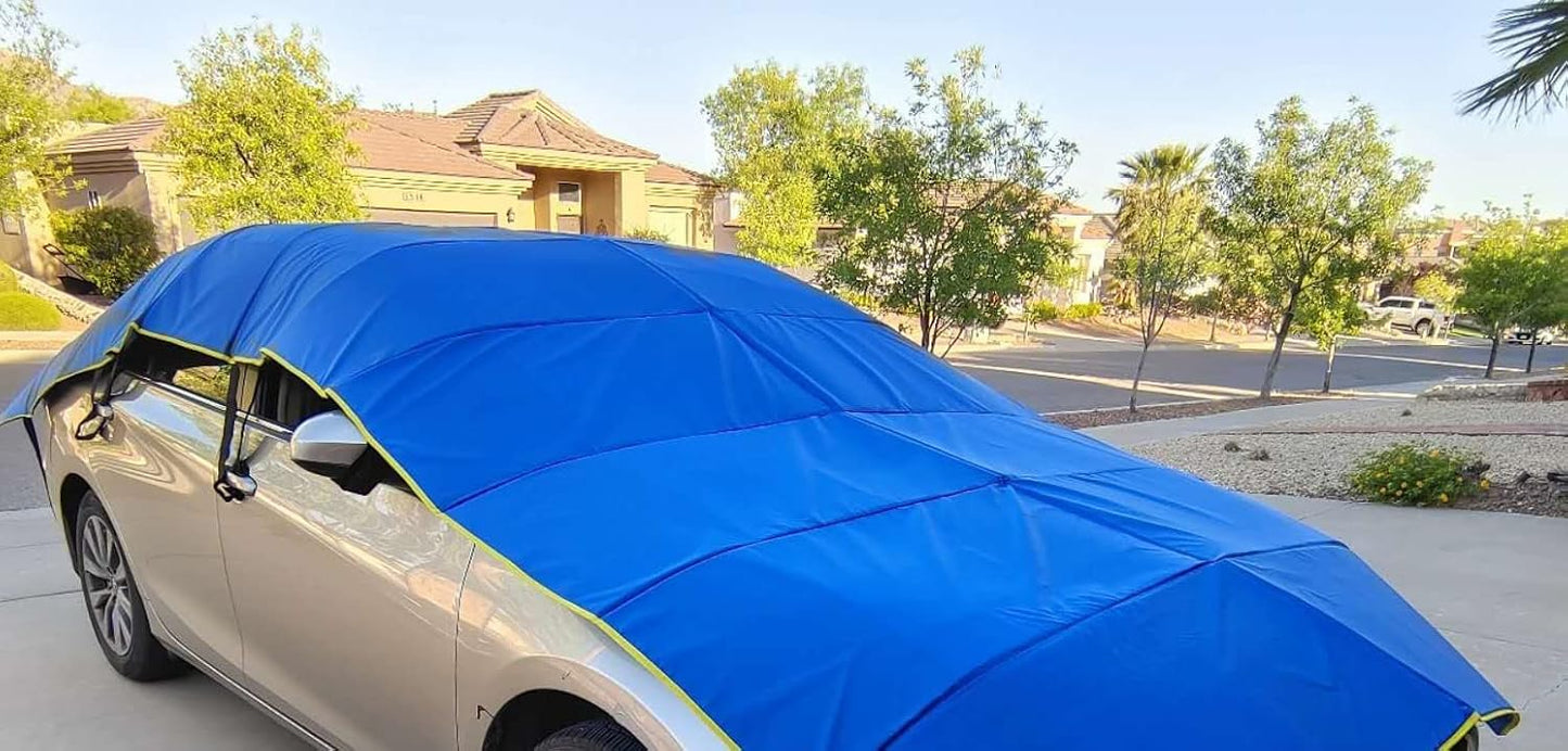 Efficient Hail Shield car Cover for Sedan/SUV Against 99% Hails (up to golfball size) Setup in 3 min