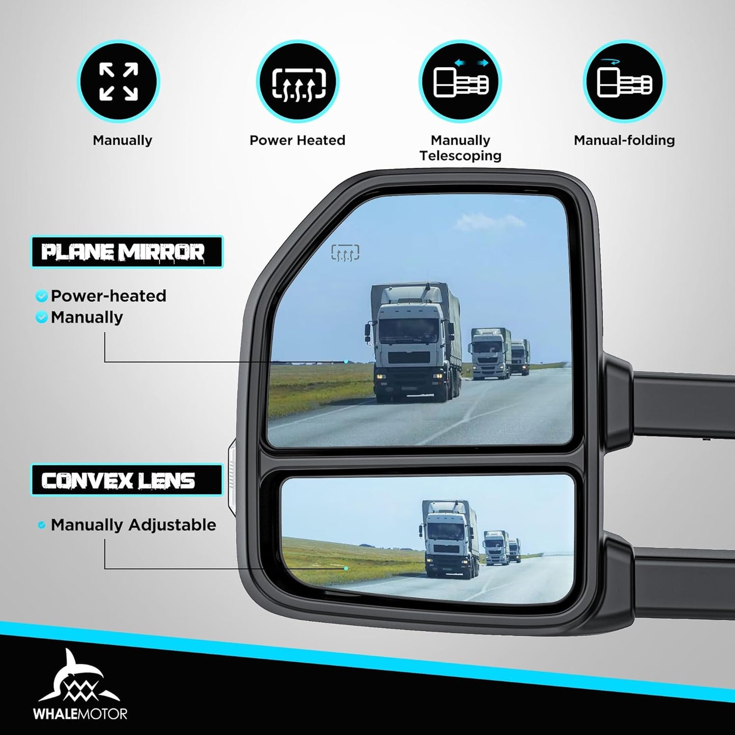 Extending Powered Side Mirrors 2015-2020 Ford F-150