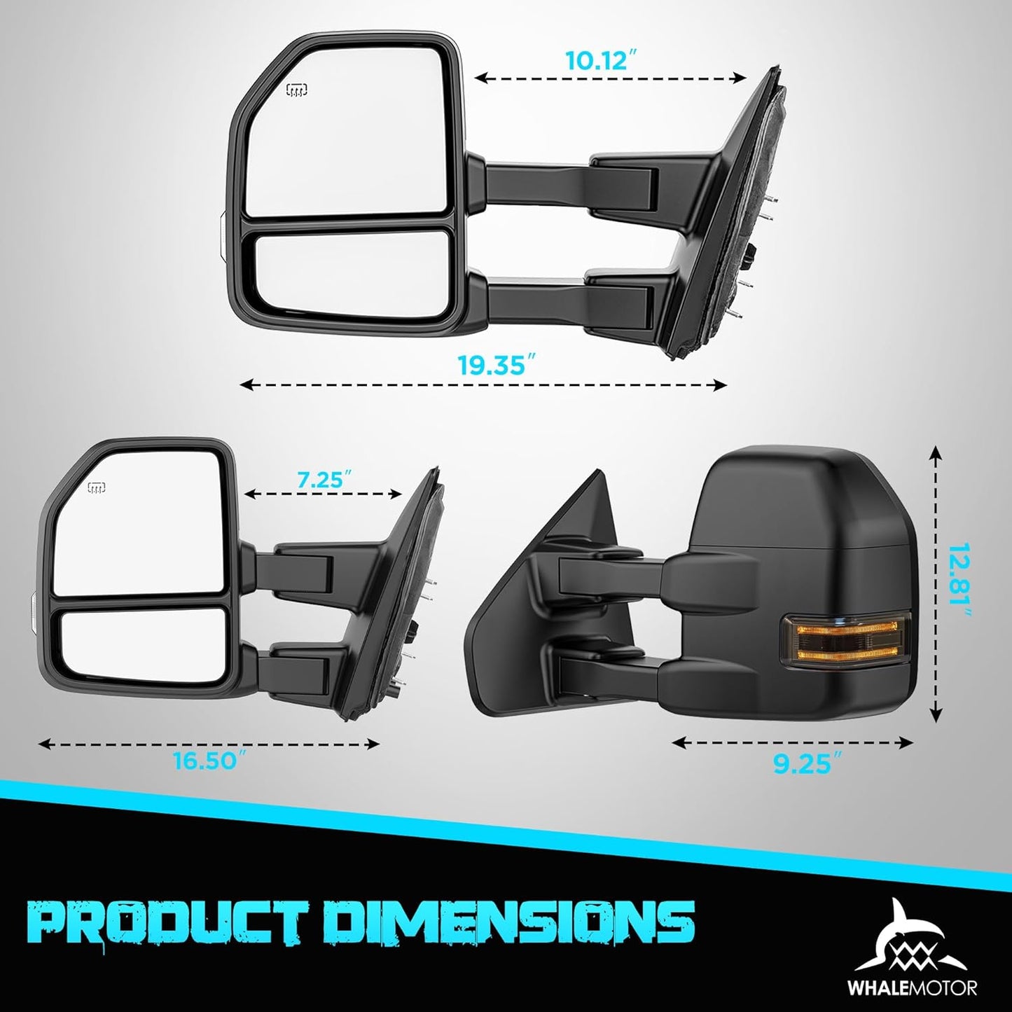 Extending Powered Side Mirrors 2015-2020 Ford F-150