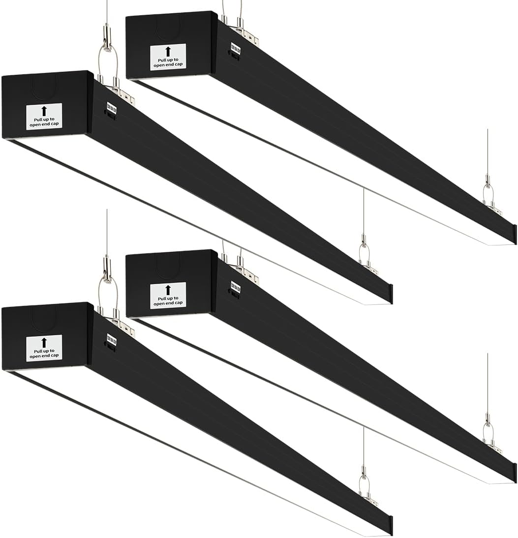 DAKASON 8FT LED Linear Light, 8Foot LED Shop Lights 100/80/60W 3/4/5000K CCT Selectable, Commercial 8Feet Strip Lighting Fixture for Office Garage Wareho