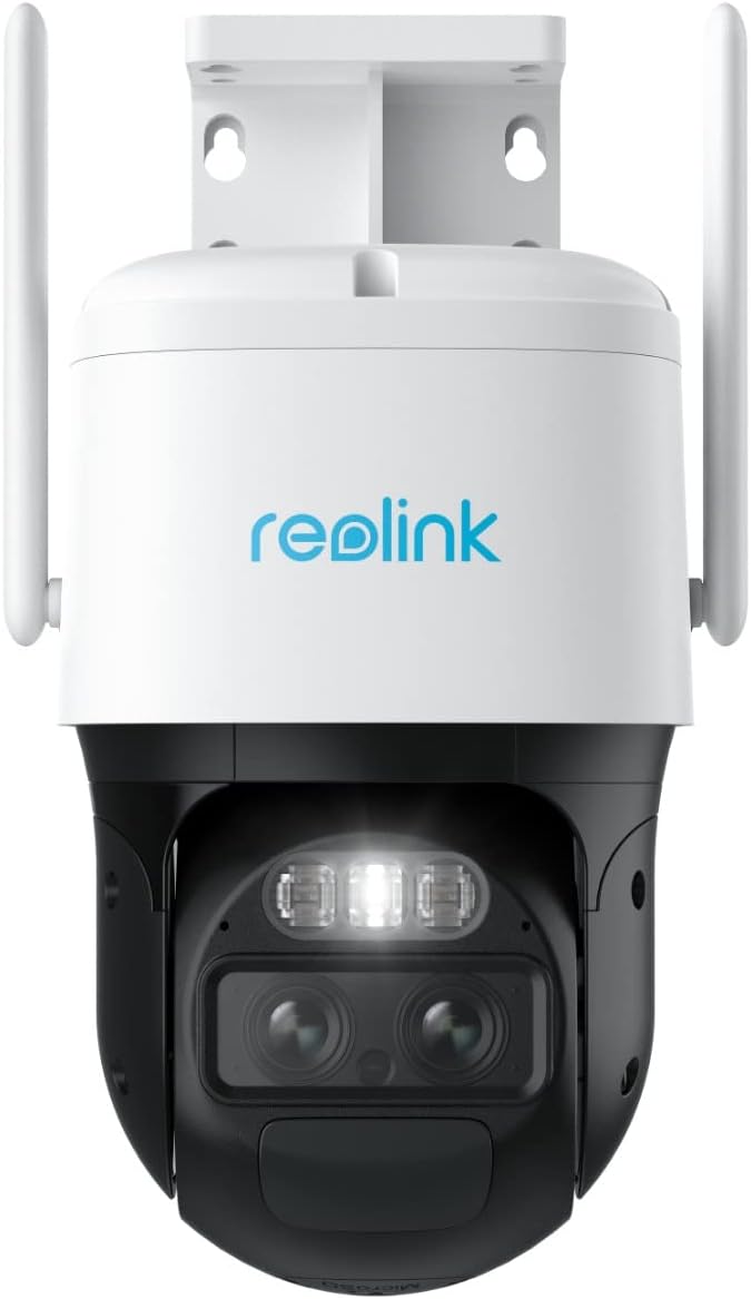 REOLINK TrackMix LTE - 4G Cellular Security Camera Outdoor, No WiFi Needed, 2K PTZ Camera with Auto Tracking, 6X Hybrid Zoom, Wireless Solar Powered, Color Night Vision with Spotlight, AI Dete