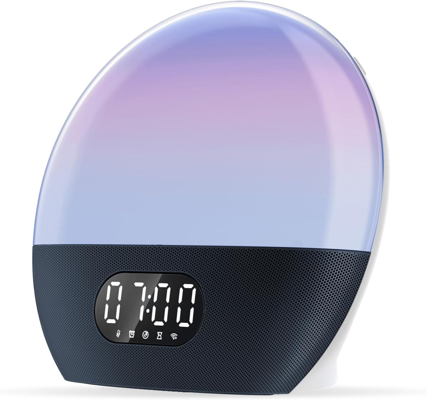 WiiM Wake-up Light, Alexa Built-in, Unlimited Sound Choices, All-in-One Sunrise Alarm Clock, Sound Machine, Sleep Routines and More -Sea Blue Green (Sea Blue Green)