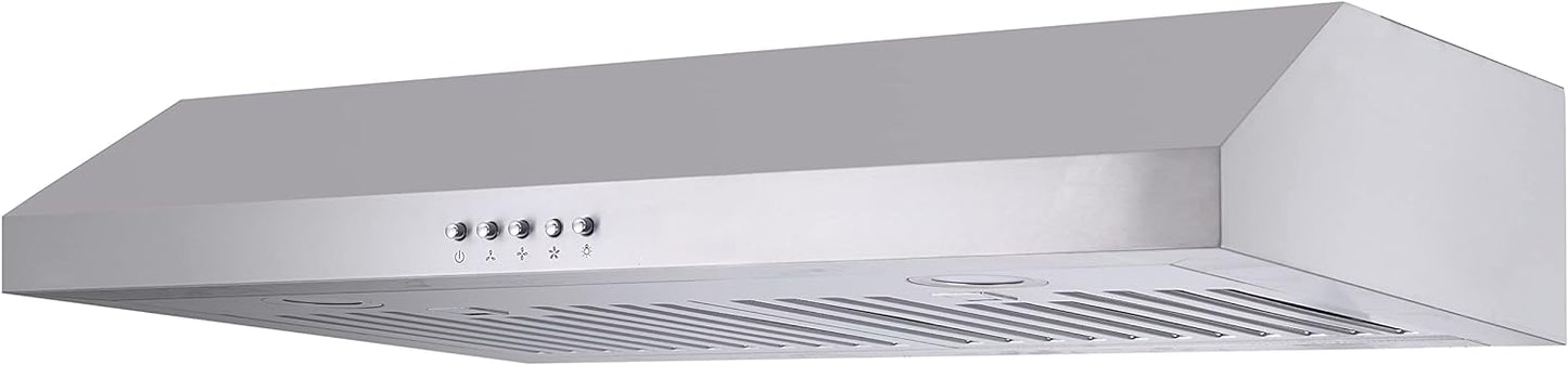 30inch Under Cabinet Range Hood, Ductless and Ducted Convertible, with 400CFM
