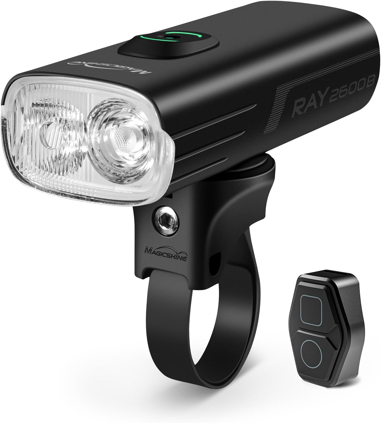 MagicShine RAY 2600B Bicycle Light,Wireless Remote Control,USB-C Fast Charging IPX6 Waterproof,Max Output of 2600 Lumens MTB Light