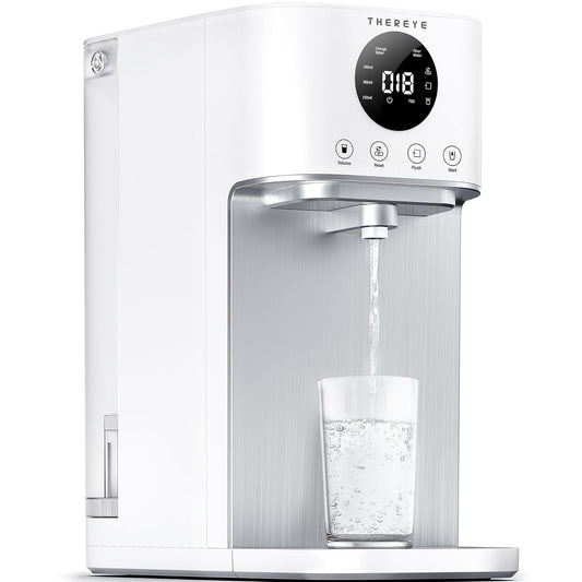 Thereye Reverse Osmosis System Countertop Water Filter, 7 Stage Purification, Portable RO Filtration, Fast Water Delivery, 3:1 Pure to Drain, BPA Free Water Purifier for Home(No Installation