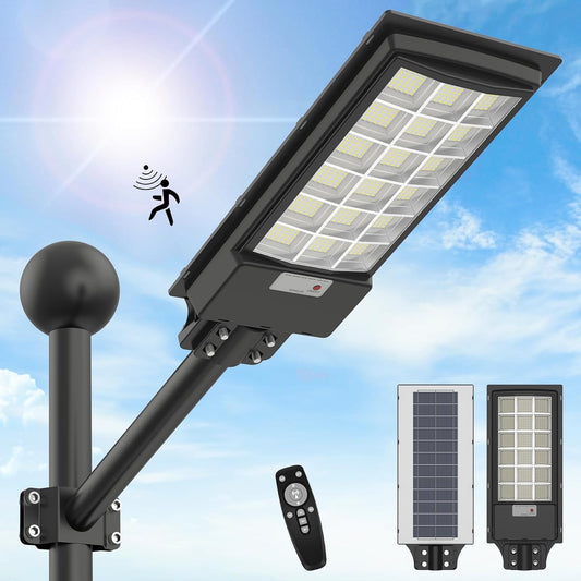 Aqraou 10PCS 1801W Solar Street Light for Garden Path -Solar Outdoor Lights Motion Sensor, Super Bright Led Solar Wall Light, Solar Flood Lights Outdoor