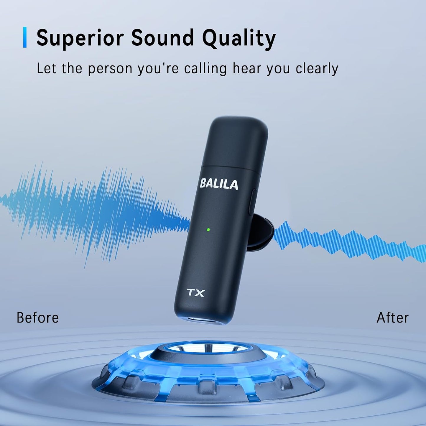 BALILA Conference Speaker and Microphone, Portable USB Speakerphone System for Large Group Room Meeting, Multi Mics, 360 Omnidirectional Voice Pickup, Mute, for Home Office Zoom Call Video